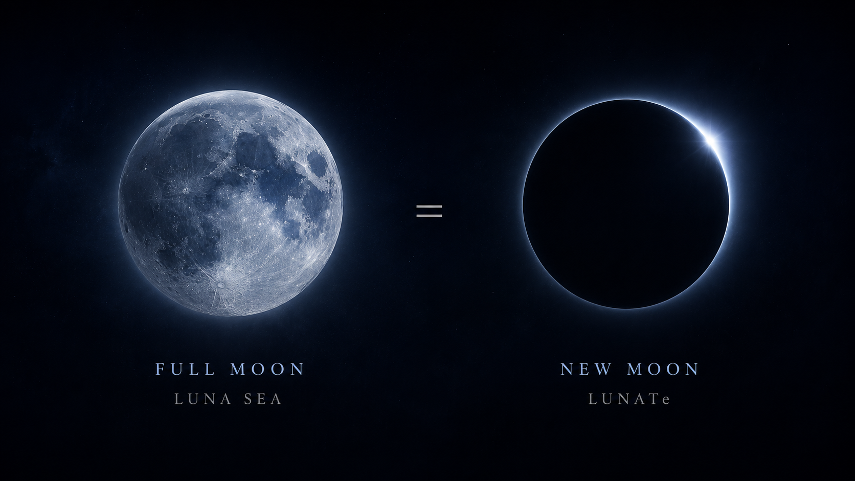 FULL MOON LUNA SEA = NEW MOON LUNATe